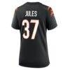 P.J. Jules Cincinnati Bengals Nike Women's Team Game Jersey - Black - Alt2