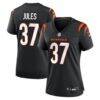 P.J. Jules Cincinnati Bengals Nike Women's Team Game Jersey - Black - Front View