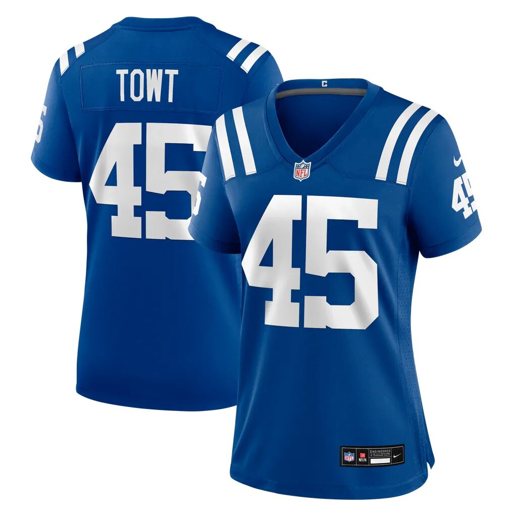 Carson Towt Indianapolis Colts Nike Women's Team Game Jersey - Royal