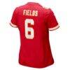 Justin Fields Kansas City Chiefs Nike Women's Team Game Jersey - Red - Alt2