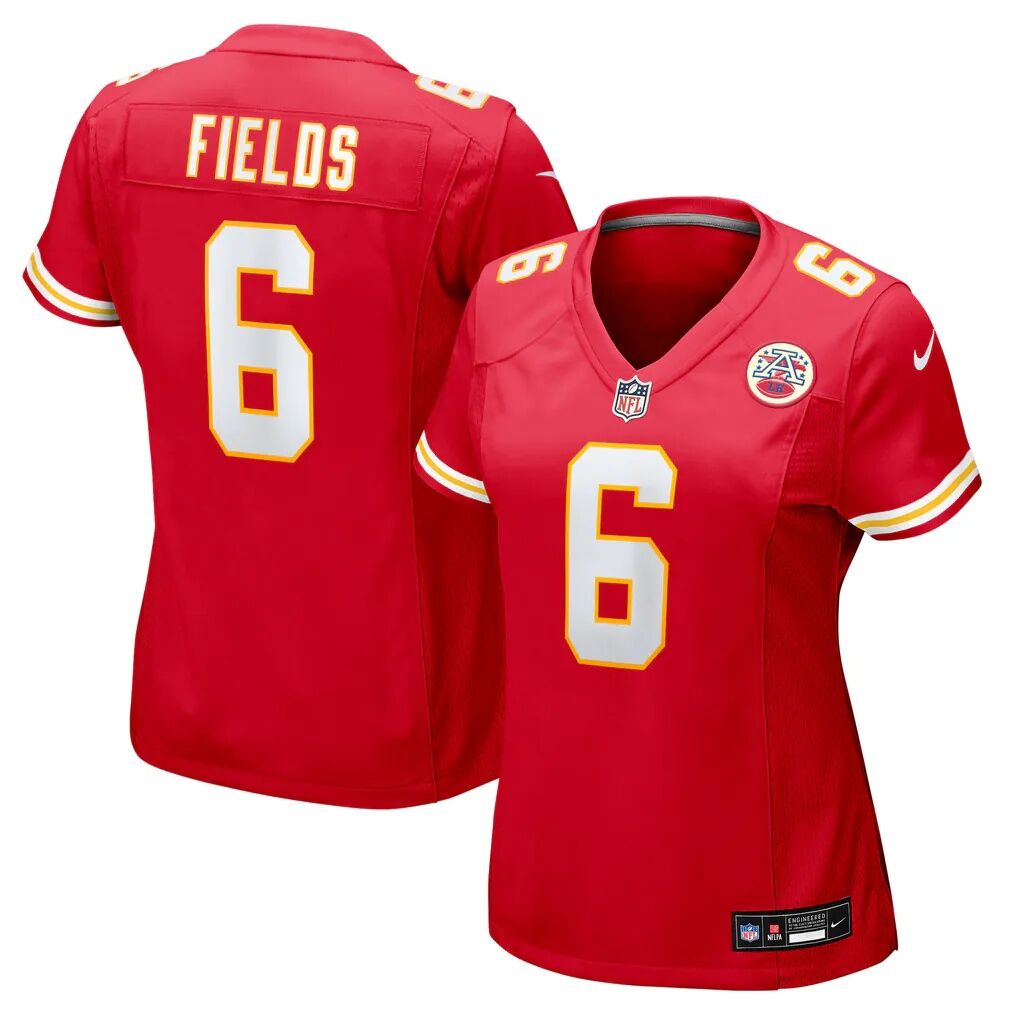 Justin Fields Kansas City Chiefs Nike Women's Team Game Jersey