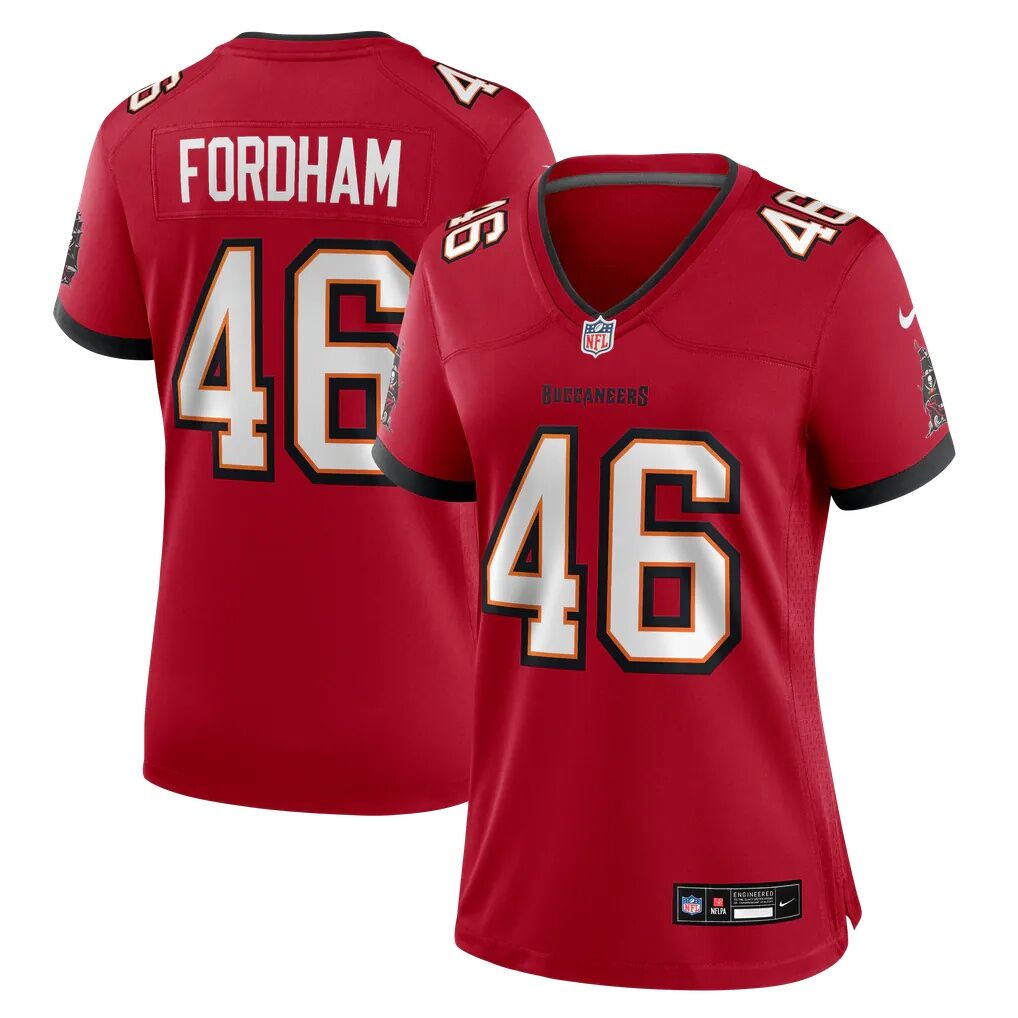 Caden Fordham Tampa Bay Buccaneers Nike Women's Team Game Jersey