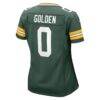 Matthew Golden Green Bay Packers Nike Women's Team Game Jersey - Green - Alt2