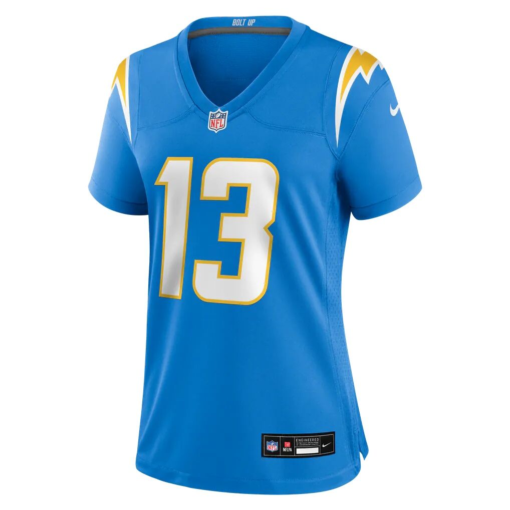 Marquez Valdes-Scantling Los Angeles Chargers Nike Women's Team Game Jersey - Powder Blue