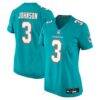 Chris Johnson Miami Dolphins Nike Women's Team Game Jersey - - Front View