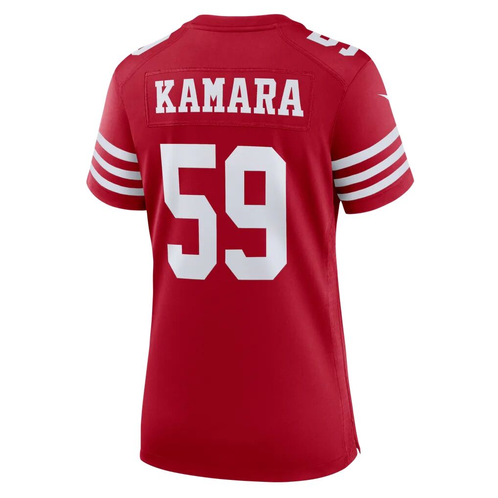 Mikail Kamara San Francisco 49ers Nike Women's Team Game Jersey - Scarlet