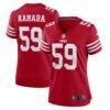 Mikail Kamara San Francisco 49ers Nike Women's Team Game Jersey - - Front View