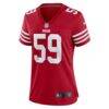 Mikail Kamara San Francisco 49ers Nike Women's Team Game Jersey - - Side View