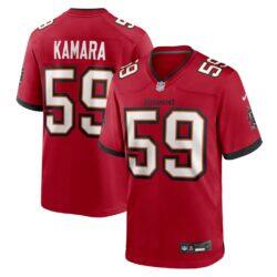 Mohamed Kamara Tampa Bay Buccaneers Nike Team Game Jersey - Red - Front View