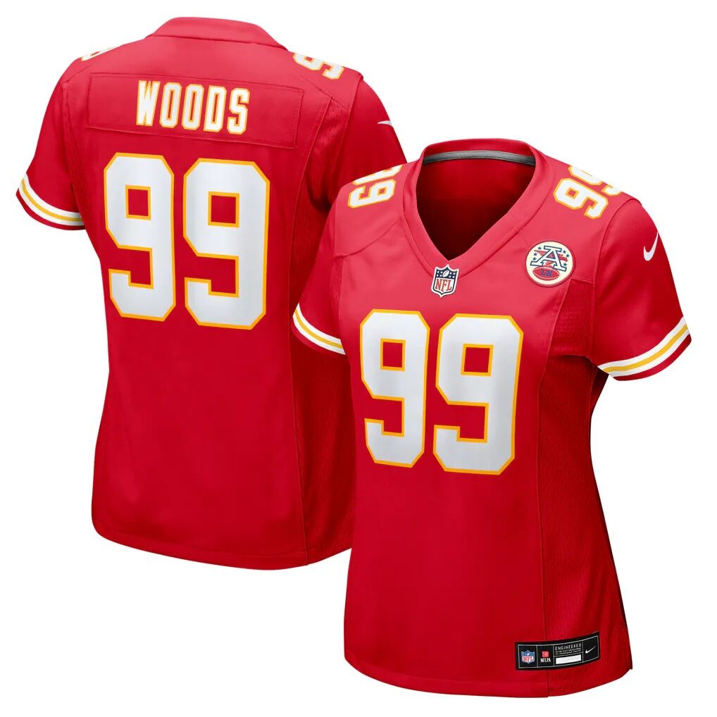 Peter Woods Kansas City Chiefs Nike Women's Team Game Jersey
