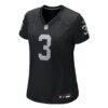 Taron Johnson Las Vegas Raiders Nike Women's Team Game Jersey - Black - Alt1
