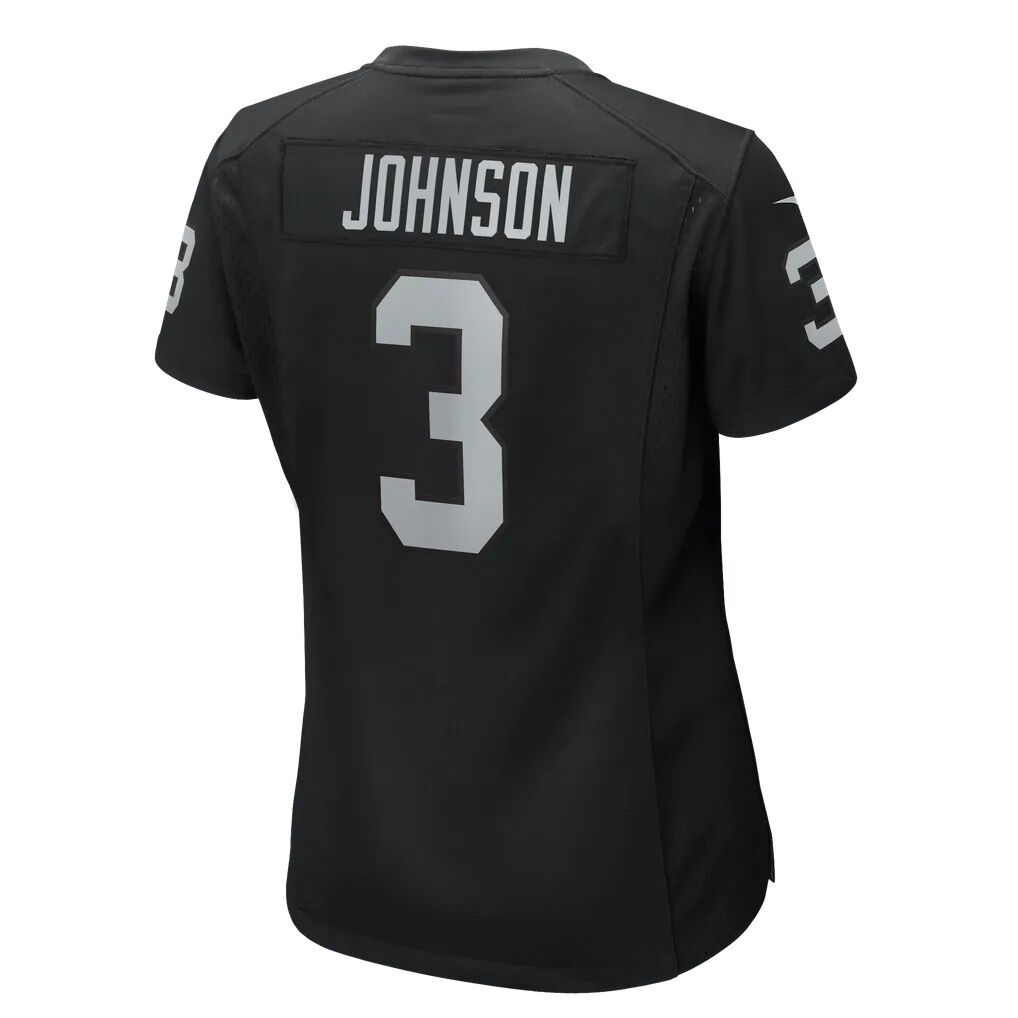 Taron Johnson Las Vegas Raiders Nike Women's Team Game Jersey