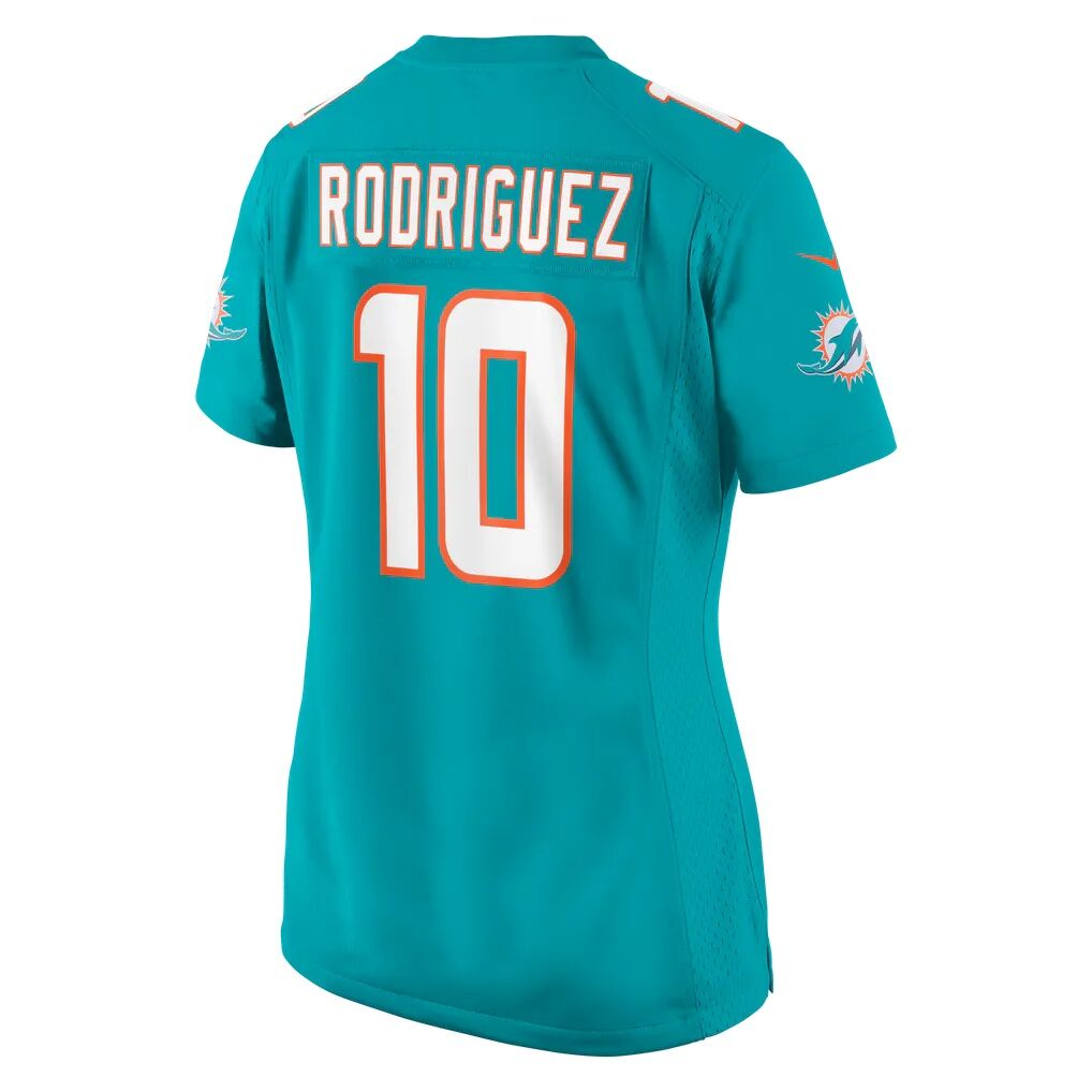 Jacob Rodriguez Miami Dolphins Nike Women's Team Game Jersey - Aqua