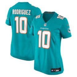Jacob Rodriguez Miami Dolphins Nike Women's Team Game Jersey - - Front View