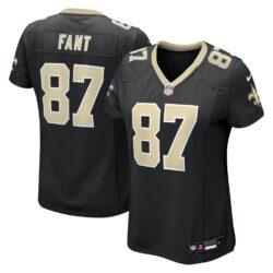 Noah Fant New Orleans Saints Nike Women's Team Game Jersey - Black - Front View