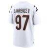 Dexter Lawrence II Cincinnati Bengals Nike Game Jersey - White - Detail View