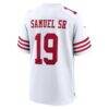 Deebo Samuel Sr San Francisco 49ers Nike Game Jersey - White - Detail View