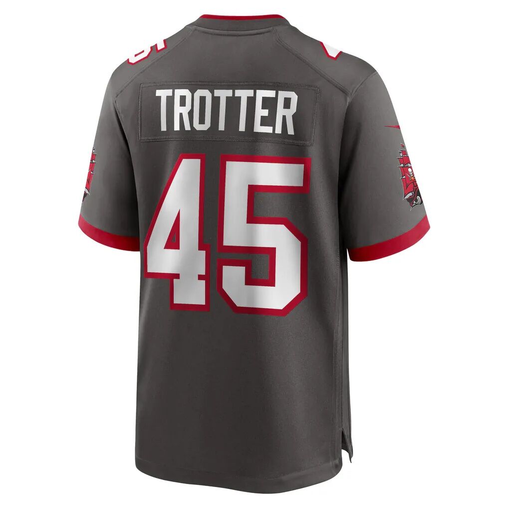 Josiah Trotter Tampa Bay Buccaneers Nike Alternate Game Jersey - Pewter