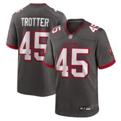 Josiah Trotter Tampa Bay Buccaneers Nike Alternate Game Jersey - Pewter - Front View