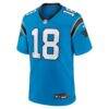 Jalen Coker Carolina Panthers Nike Alternate Game Jersey - Blue - Alt1