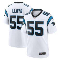 Devin Lloyd Carolina Panthers Nike Game Jersey - White - Front View
