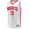 Alperen Sengun Houston Rockets Fashion7 Youth Fast Break Replica Player Jersey - White - Side View
