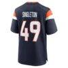 Alex Singleton Denver Broncos Nike Game Player Jersey - Navy - Detail View