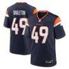 Alex Singleton Denver Broncos Nike Game Player Jersey - Navy - Front View