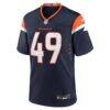 Alex Singleton Denver Broncos Nike Game Player Jersey - Navy - Side View
