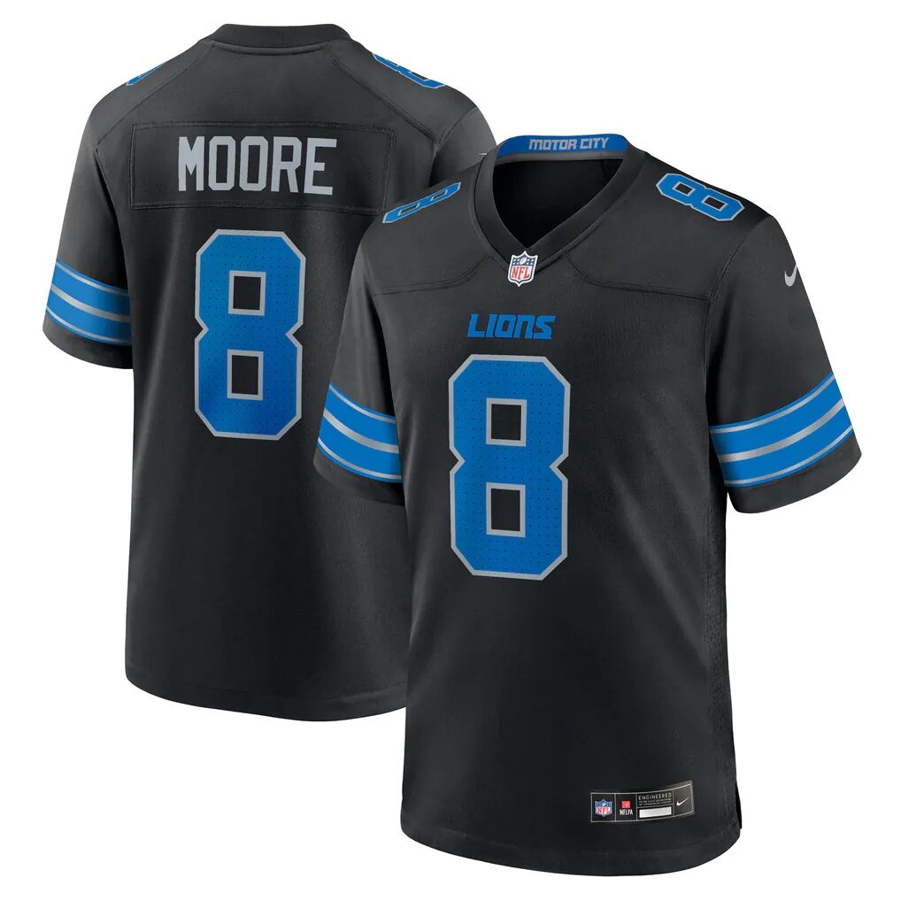 Derrick Moore Detroit Lions Nike Alternate  Game Jersey
