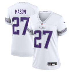 Jordan Mason Minnesota Vikings Nike Women's Alternate Game Jersey - White - Front View