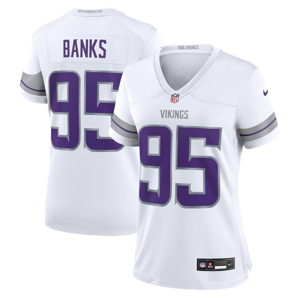 Caleb Banks Minnesota Vikings Nike Women's Alternate Game Jersey