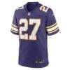 Jordan Mason Minnesota Vikings Nike Alternate Classic Game Jersey - Purple - Alt1