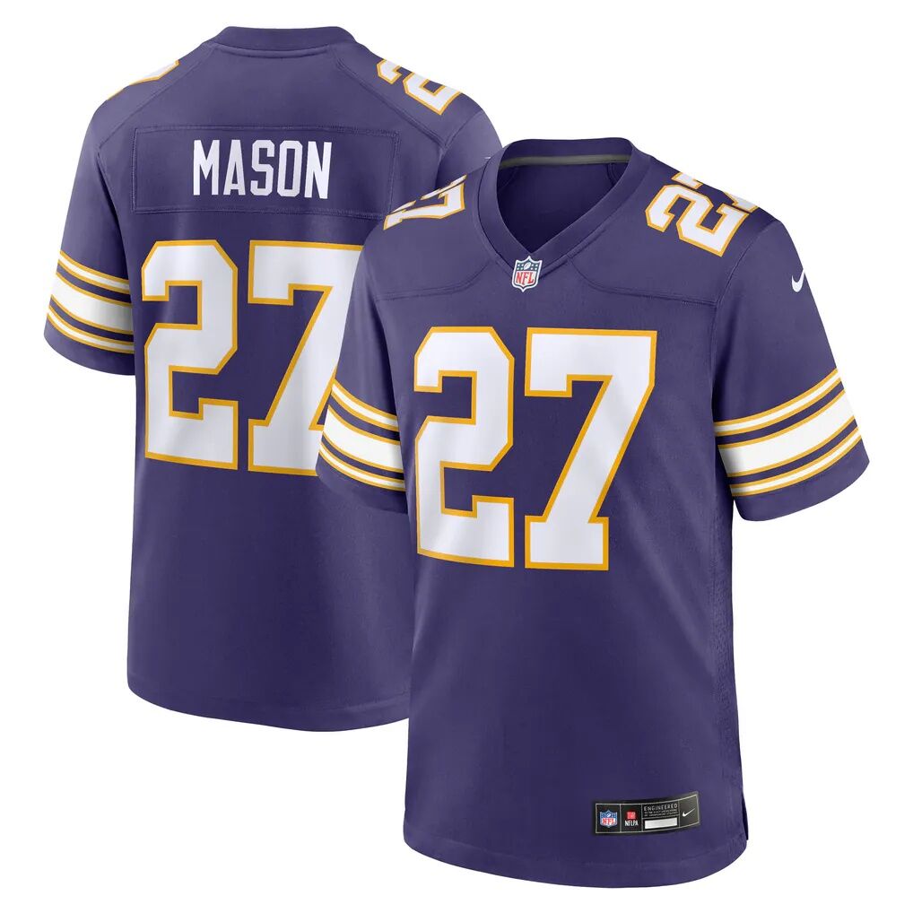 Jordan Mason Minnesota Vikings Nike Alternate Classic Game Jersey