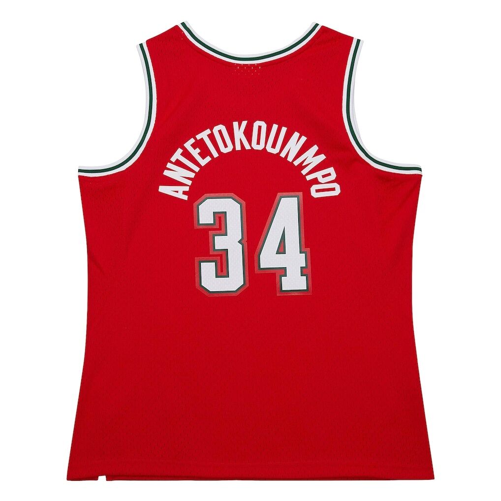 Giannis Antetokounmpo Milwaukee Bucks Mitchell & Ness 2014/15 Hardwood Classics Swingman Jersey