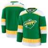 Minnesota Wild Fashion7 Alternate Premium Jersey - Green - Front View
