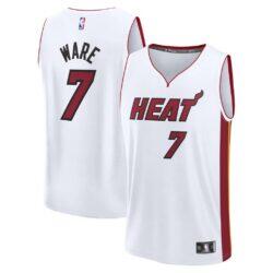 Kel'el Ware Miami Heat Fashion7 Fast Break Replica Player Jersey - Association Edition