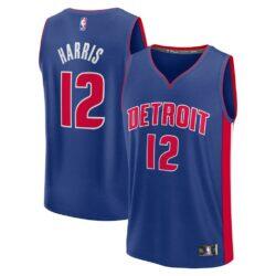 Tobias Harris Detroit Pistons Fashion7 Youth Fast Break Replica Player Jersey - Blue - Front View
