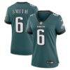 DeVonta Smith Philadelphia Eagles Nike Women's Team Game Jersey - Midnight Green - Front View