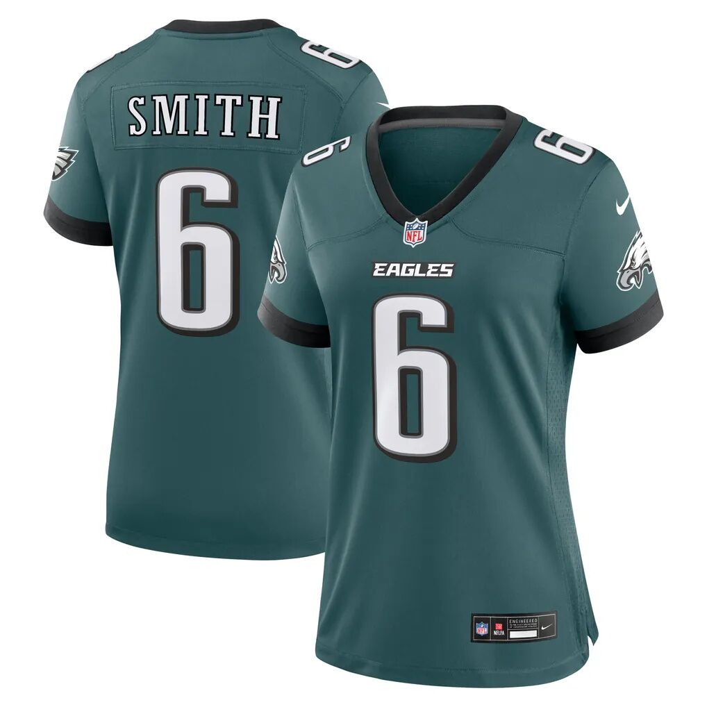 DeVonta Smith Philadelphia Eagles Nike Women's Team Game Jersey - Midnight Green