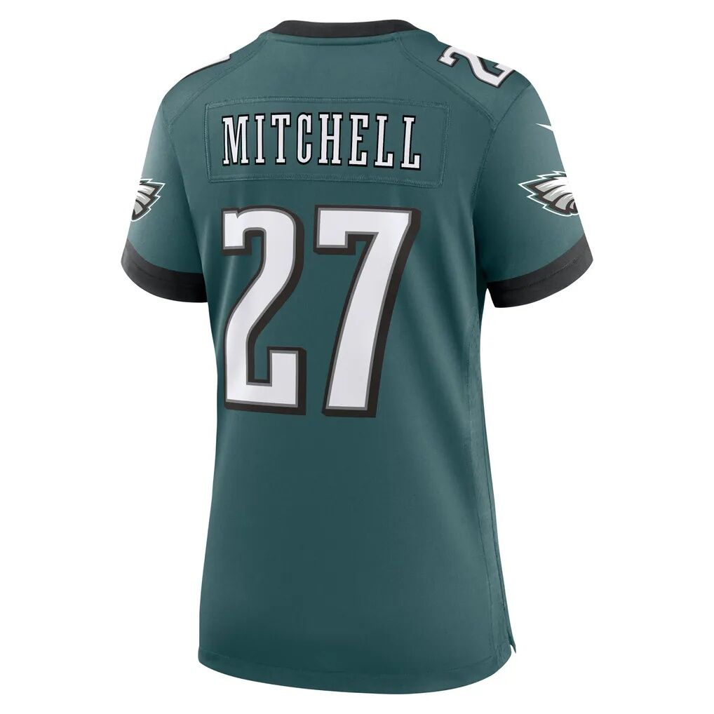 Quinyon Mitchell Philadelphia Eagles Nike Women's Team Game Jersey - Midnight Green