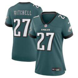 Quinyon Mitchell Philadelphia Eagles Nike Women's Team Game Jersey - - Front View