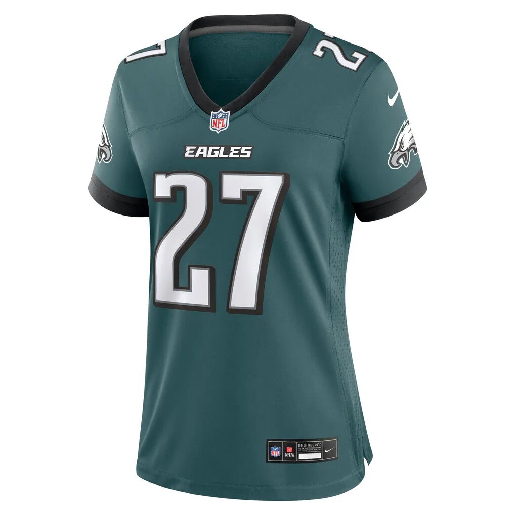 Quinyon Mitchell Philadelphia Eagles Nike Women's Team Game Jersey - Midnight Green