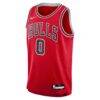 Coby White Chicago Bulls Youth Swingman Jersey - Red - - Side View
