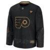 Philadelphia Flyers Fashion7 2024 Military Appreciation Practice Jersey - Black - Side View