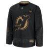 New Jersey Devils Fashion7 2024 Military Appreciation Practice Jersey - Black - Side View
