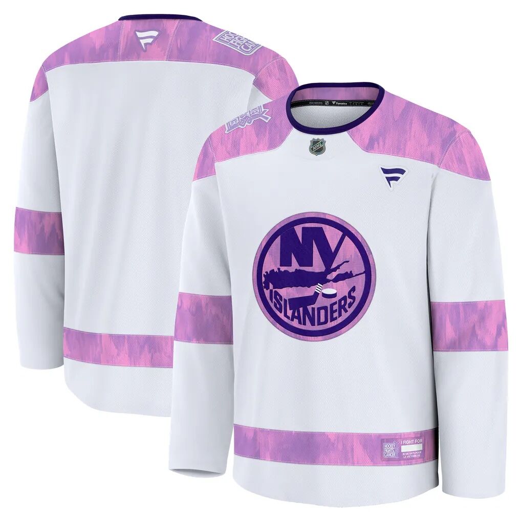New York Islanders Fashion7 2024 Hockey Fights Cancer Practice Jersey