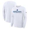 Toronto Maple Leafs Fashion7 Authentic Pro Primary Long Sleeve T-Shirt - White - Front View
