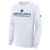 Toronto Maple Leafs Fashion7 Authentic Pro Primary Long Sleeve T-Shirt - White - Side View