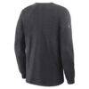 Vancouver Canucks Fashion7 Authentic Pro Primary Long Sleeve T-Shirt - Charcoal - Detail View
